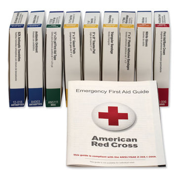 First Aid Only™ Ansi Compliant 10 Person First Aid Kit Refill, 65 Pieces freeshipping - TVN Wholesale
